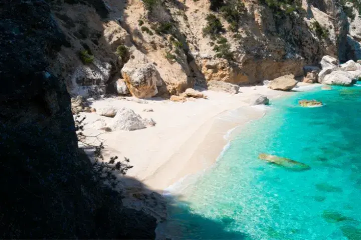 Italy Coastal Road Trip Itinerary, Cala Mariolu Beach, Sardinia