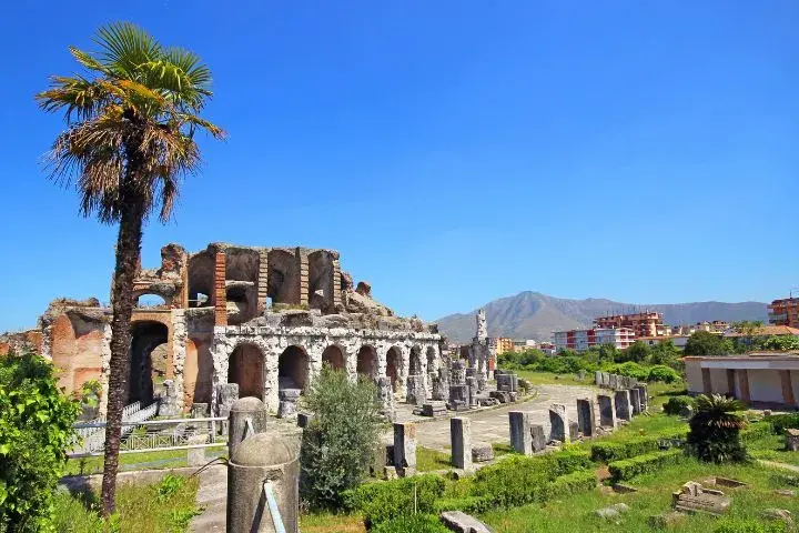 Drive Rome to Amalfi, Capua's Roman amphitheater
