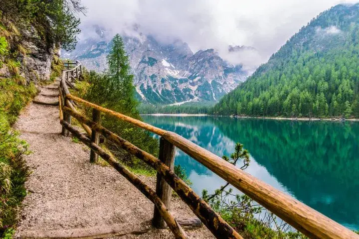 Romantic Italy Road Trip Itinerary , Lake Braies, Dolomites