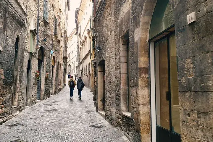 Drive Milan to Rome, Perugia Old Town Medieval and Renaissance Architecture