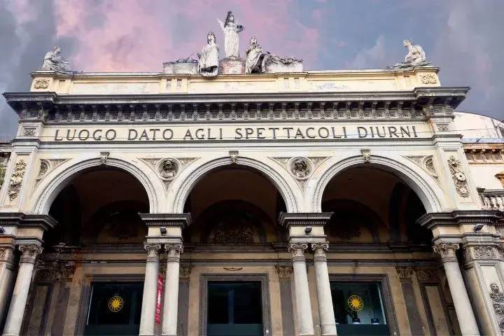 Drive Milan to Rome, Roman theater in Bologna