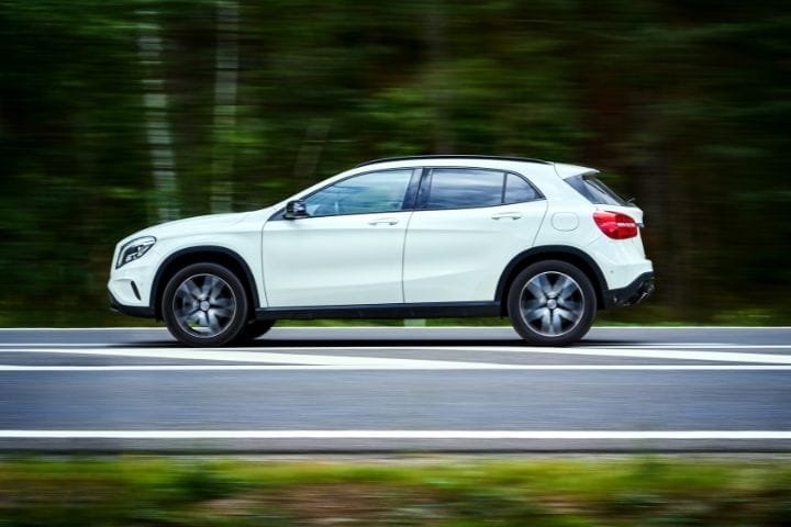 best car for Italy road trip, SUV on The Road