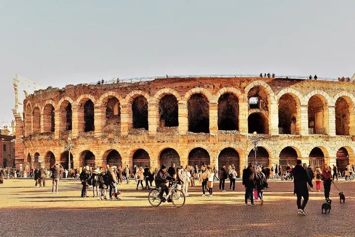 Drive From Milan to Venice, The Roman Arena, Verona
