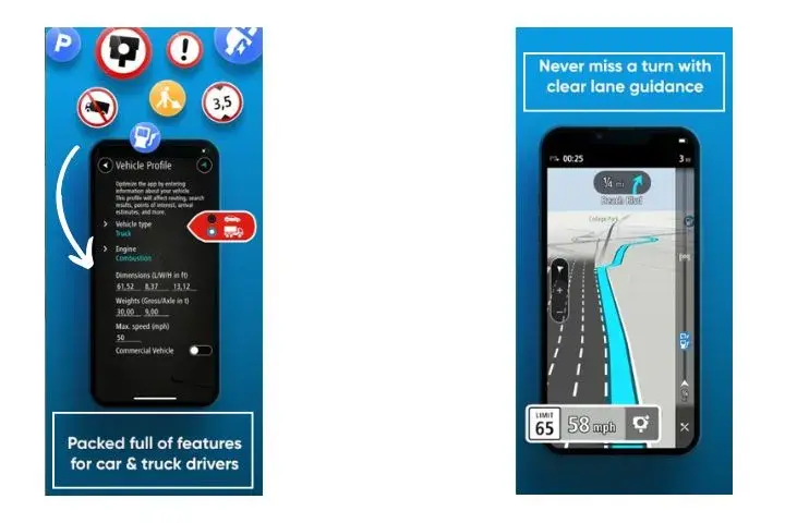 Best Navigation App Italy Road Trip, TomTom Go
