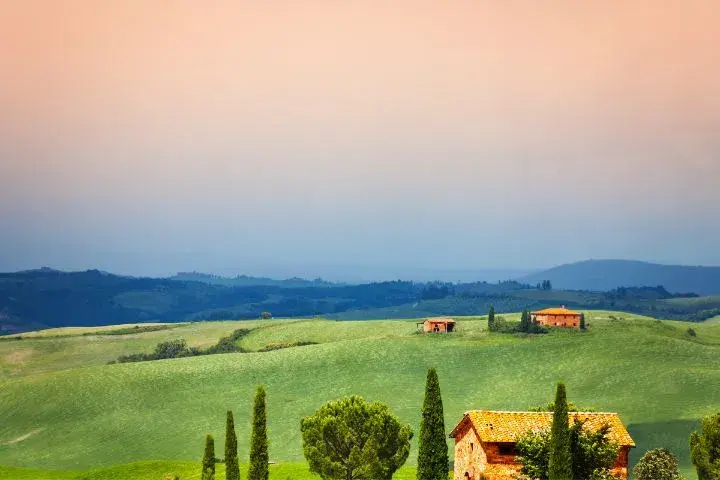Drive Milan To Florence, Val d'Orcia landscapes