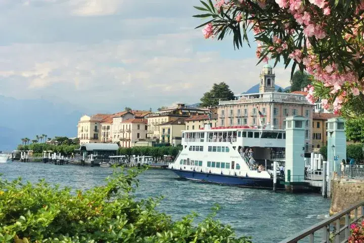 Driving in Italy During Summer Heatwave, Bellagio Ferry