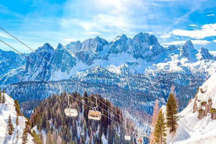 dolomites ski resorts, Cortina d'Ampezzo Ski Resort