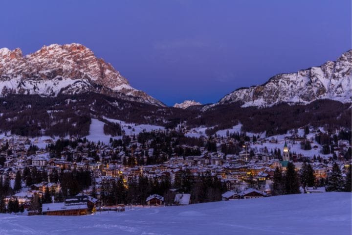 Winter Driving in italy Tips, Cortina d’Ampezzo