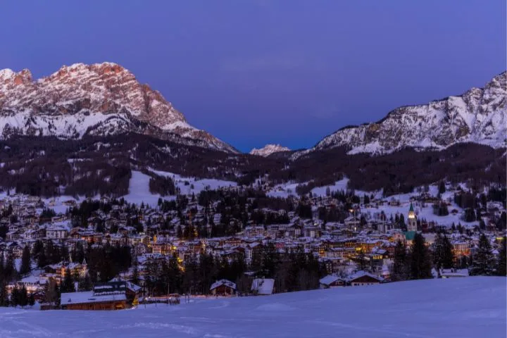 Winter Driving in italy Tips, Cortina d’Ampezzo