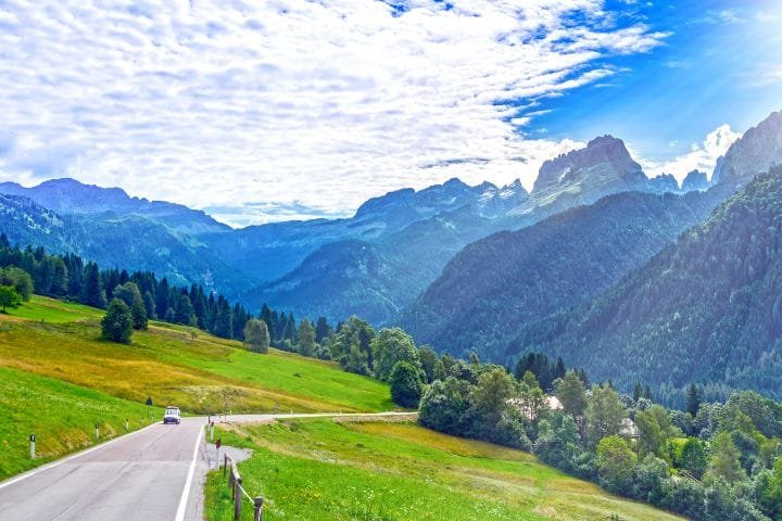 Best Scenic Drives in Northern Italy, Dolomites Mountain