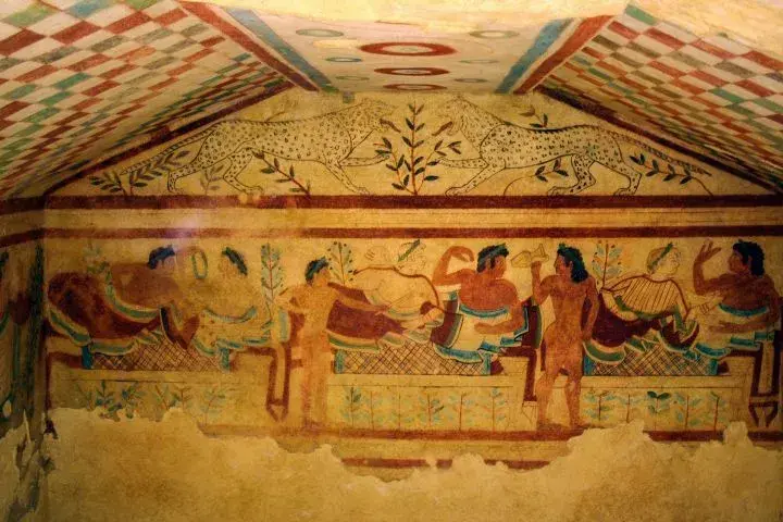 Drive Rome To Pisa, Etruscan Tombs, Tarquinia