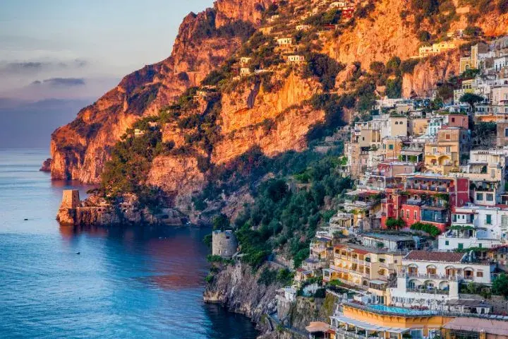 Driving The Amalfi Coast, Scenic Amalfi at Sunset