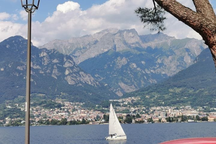 Milan to Lake Como by Car, Scenic Viewpoint from Onno village, Overlooking Lake Como