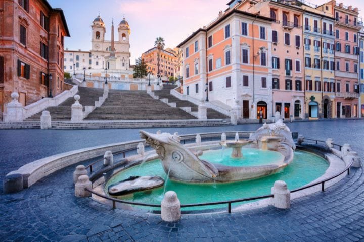 Where to Park in Rome When Arriving by Car, Spanish Steps, Rome