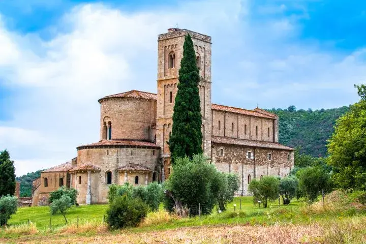 Drive Rome to Siena, The Abbey of Sant'Antimo