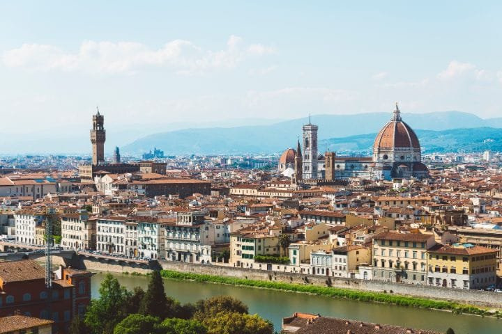 Where to Park in Florence When Arriving by Car, View From Piazzale Michelangelo
