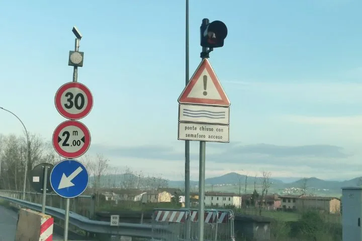 Speed Limits in Italy , Weather Speed Restrictions