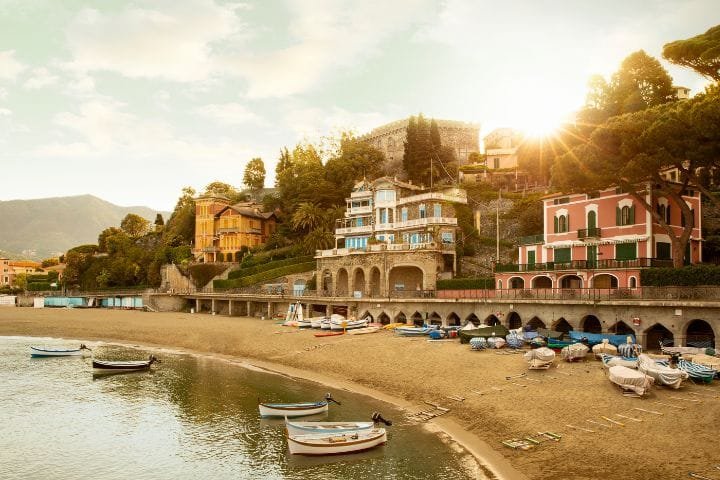 Italian Riviera Scenic Drive, Levanto Town