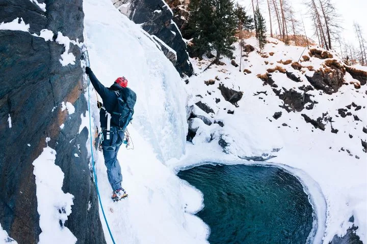 How to Drive Italian Mountain Passes in Winter, Cascate di Lillaz, Cogne, Val d'Aosta