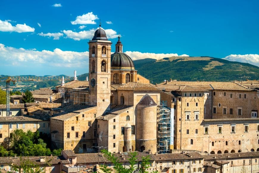 Hidden Gem Cities in Italy, Ducale Palace and Cathedral, Urbino
