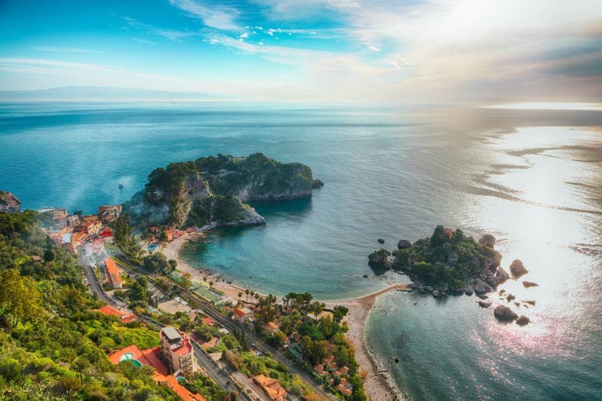 Best Beaches in Italy, Isola Bella Beach, Taormina