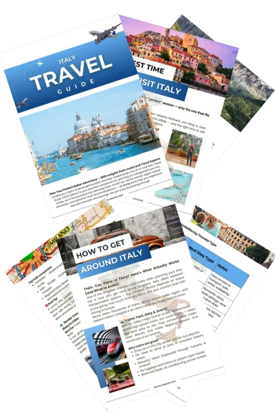 Italy Travel Guide,How to Plan a Trip to Italy?,Planning Timeline: 6 months/ 3 months/ 1 month,What is the Best Time of Year to Visit Italy?,Italy in Summer (June-August): Peak Everything,Fall (September-November): Wine Season Gold,Winter (December-February): Authentic and Underrated,Regional Timing Breakdown,Italy Itinerary Ideas (7 to 21 Days),Italy Itinerary 7 Days: The Classic Triangle,Italy Itinerary 10 Days: Milan to Amalfi Road Trip,Italy Itinerary 14-21 Days: The Complete Italian Experience,Italy Themed Itineraries: Tailored to Your Passions,How to Get Around Italy?,Italy Trains: The Italian Way to Travel,Italy Rental Cars: Freedom with Italian Complications,Italy Domestic Flights: Sometimes Worth the Time Savings,Train vs Car in Italy: The Real Local Perspective,How much does it cost to travel to Italy?,italy daily budget reality check,Cost Breakdown by Category,Money-Saving Strategies That Actually Work,Hidden Costs to Budget For,Regional Price Variations,Where to Stay in Italy?,Where to Stay in Rome?,Where to Stay in Florence?,Where to Stay in Venice?,Where to Stay in Milan?,Practical Considerations by Traveler Type,What to Eat in Italy? (Italian Food By Region),What to Eat in Bologna?,What to eat in Tuscany?,What to Eat in Sicily?,Italian Dining Customs: Don't Be That Tourist,Must-Try Dishes by Region (Local Recommendations),Gelato Etiquette and Quality Recognition,Top Things to Do in Italy (Landmarks & Hidden Gems),Best Things to Do in Rome,Things to Do in Florence: Renaissance Masterpieces,Natural Wonders in Italy: Diverse Landscapes,Unique Activities: The Experience Economy,Italy Hidden Gems: Local Favorites,Museum Passes and Practical Tips,What to Pack for Italy? (By Season),Year Round Essentials For Italy,Spring and Fall Packing For Italy (March-May,Italy Summer Packing (June-August),Winter Packing For Italy(December-February),Regional Style Considerations,Must-Have Travel Accessories For Italy,Packing Strategy and Local Shopping,What Not to Do in Italy? Mistakes to Avoid,Cultural Faux Pas That Immediately Mark You as a Tourist,Transportation Blunders That Cost Serious Money,Booking and Planning Mistakes I See Constantly,Tourist Traps in Major Cities (Local's Perspective),Seasonal Planning Mistakes,Sustainable and Responsible Travel in Italy,Sustainable Transportation That Actually Works,Eco-Friendly Accommodations in Italy(Local Insider Perspective),Supporting Local Communities (Authentic Insider Perspective),Avoiding Overtourism Hotspots in Italy,Leave-No-Trace Principles for Natural Areas,Cultural Sensitivity and Authentic Respect,Italy Travel Tools and Resources,Essential Travel Apps I Use Daily,Helpful Planning Websites,Booking Platform Recommendations,Transportation and Navigation Tools,Communication and Language Resources,Food and Dining Applications,Money and Payment Solutions,Weather and Safety Applications,Local Insider Tips for App Usage