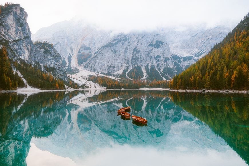 Best Lakes in Italy, Lake Braies, Dolomites