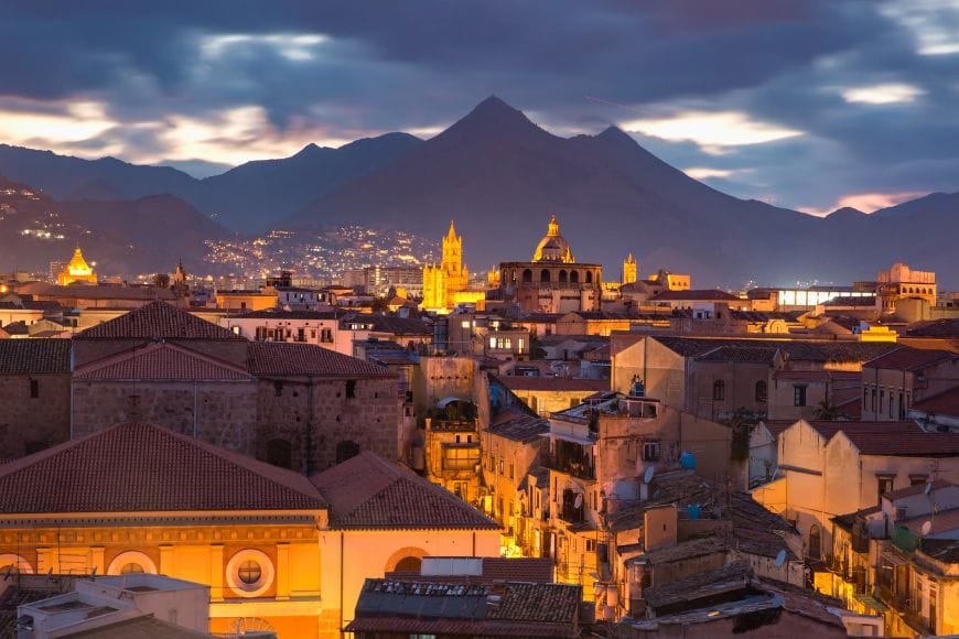 Best Places to Visit in Italy, Palermo Sunset, Sicily