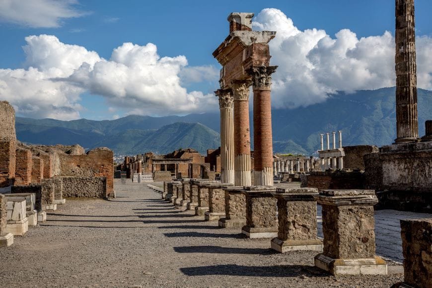 10 Days in Italy Itinerary, Pompeii, Near Naples