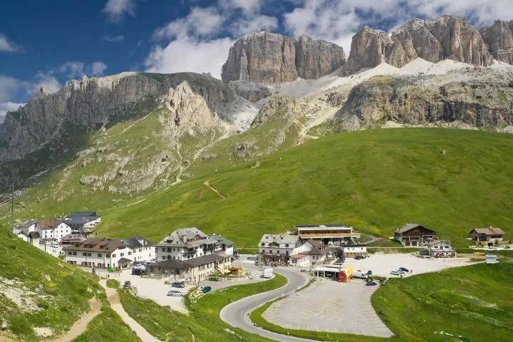 Best Scenic Drives in Italy, Pordoi Pass, Dolomites