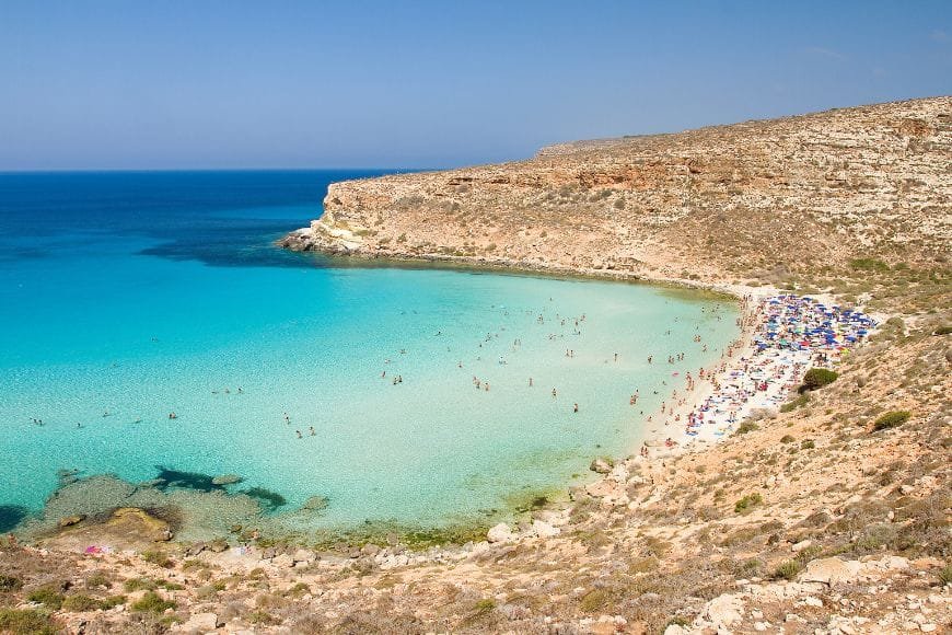 Best Beaches in Italy, Rabbit Beach, Lampedusa