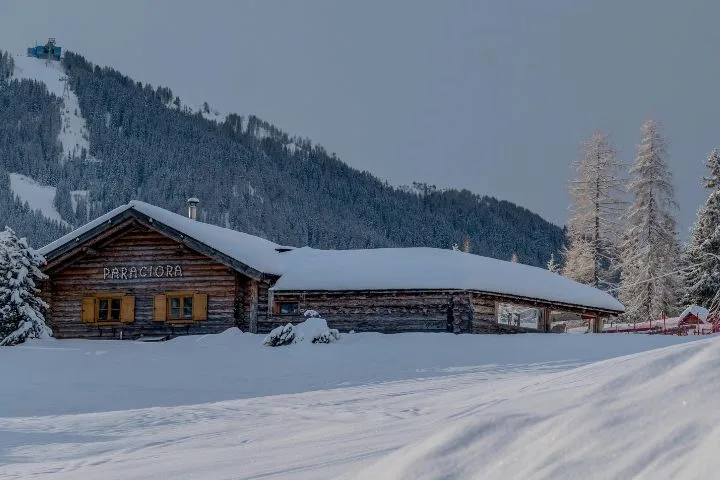 How to Drive Italian Mountain Passes in Winter, Rustic Alpine Lodge, Alta Badia