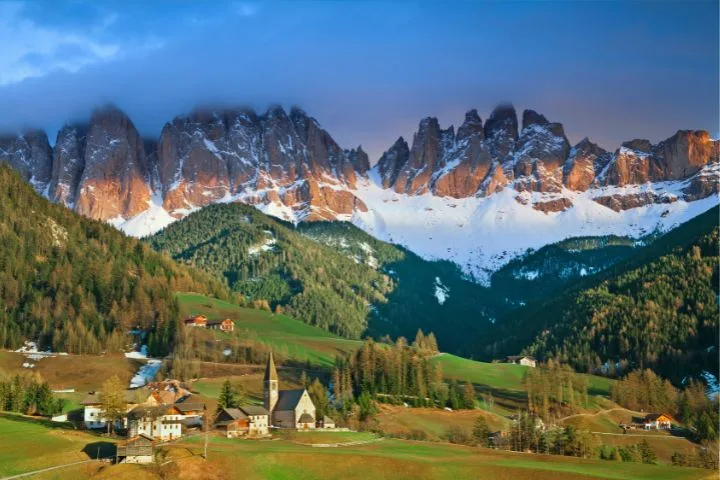 Italy Travel Guide, Saint Magdalena in Val Di Funes Village,