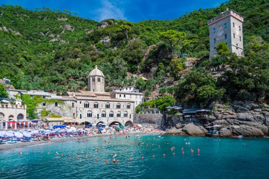 Best Beaches in Italy, San Fruttuoso Beach, Italian Riviera