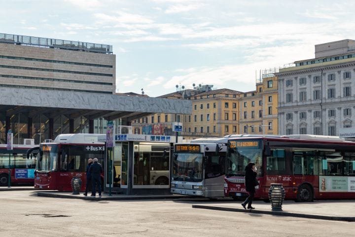 How to Get Around Italy, Termini Bus Station, Rome