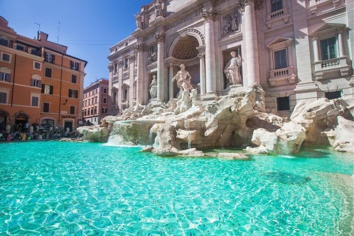 7 Days Italy Itinerary, Trevi Fountain, Rome