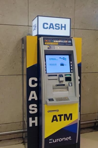 Milan Travel Guide, ATM in Milan Train Station