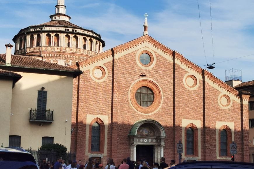 2 Days in Milan Itinerary, Basilica di Santa Maria delle Grazie Where The Last Supper is Located