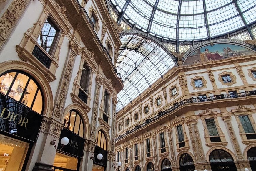 Historical Sites in Milan, Galleria Vittorio Emanuele II