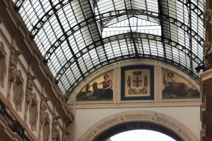 Free Things to Do in Milan, Galleria Vittorio Emanuele II Glass Ceiling