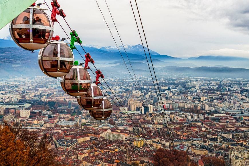 Paris to Nice Drive, Grenoble, France