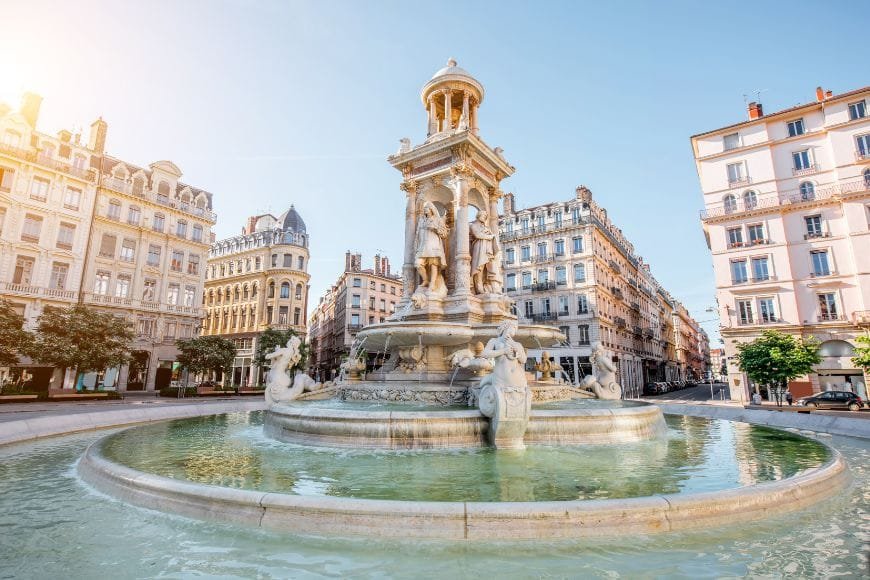 Paris to Nice Drive, Lyon in France