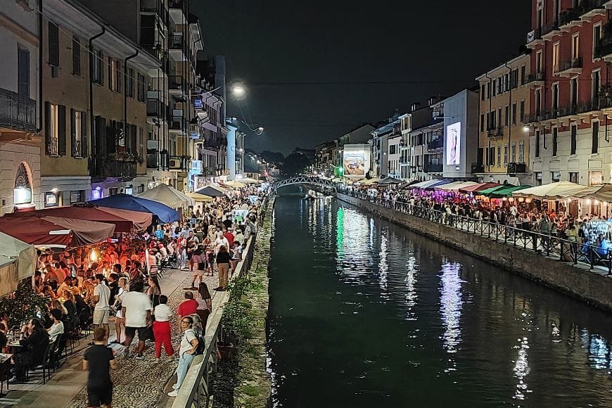 Romantic Milan Itinerary, Navigli canals