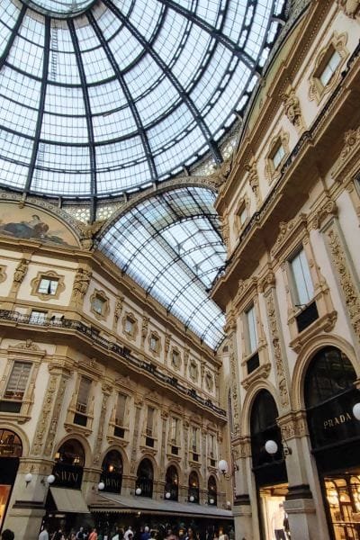 Romantic Milan Itinerary, Galleria Vittorio Emanuele II Architecture