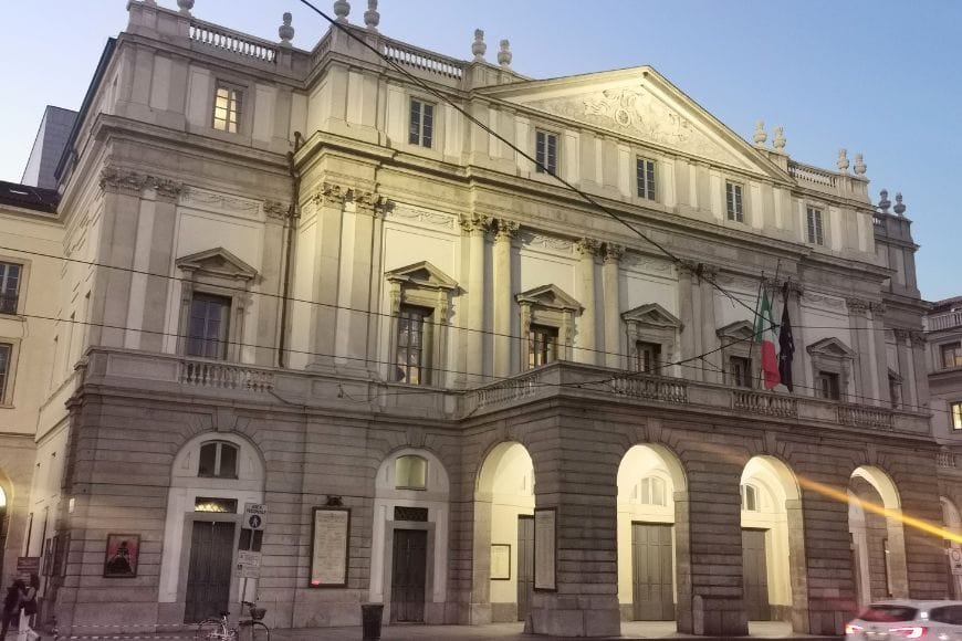 Romantic Milan Itinerary, Teatro alla Scala
