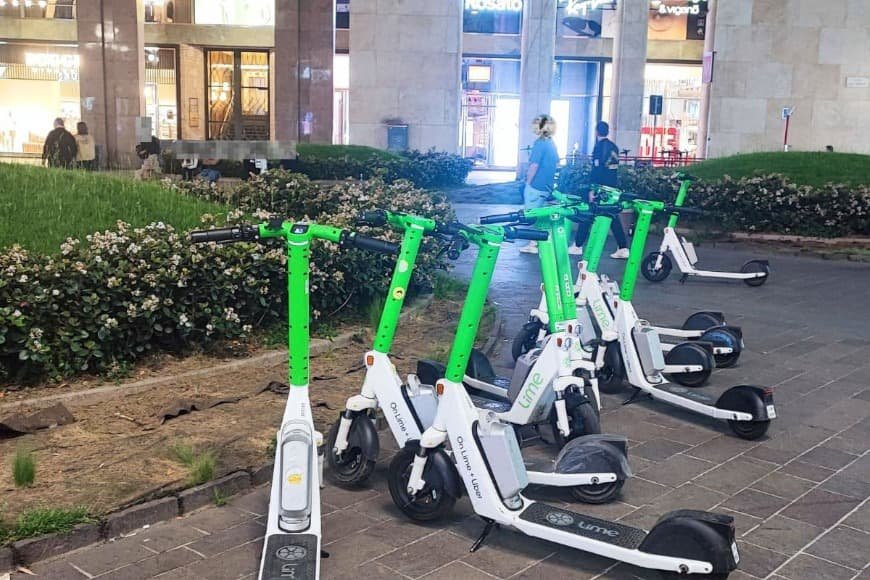 Milan Travel Guide, e-scooter in Milan