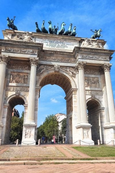 Milan itinerary, Arco della Pace