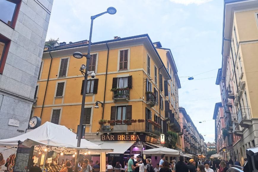 Budget Milan itinerary, Brera District