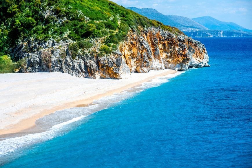 Albanian Riviera drive, Gjipe Beach