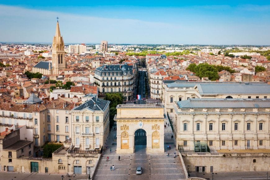 France to Spain by Car, Montpellier